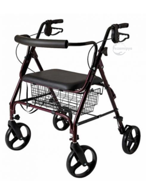 LifeEzy Foldable Rollator (Powder coated frame)