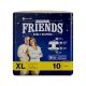 Friends Overnight Adult Diaper Sticker Type Extra Large 10's
