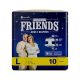 Friends Overnight Adult Diaper Sticker Type Large 10's
