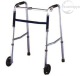 LifeEzy Rover 13 Walker with front wheels (Silver)