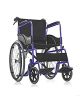 Medequip Basic Foldable Wheelchair with Spoke Wheel (Blue Frame) for Rent