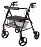 LifeEzy Foldable Rollator (Powder coated frame)