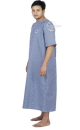 Cotton blend hospital gown