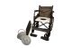Simply Move Rejoy Powder Coated Seat-Lift Commode Wheelchair (Mag Wheel)