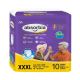 Soft adult pull-up diapers