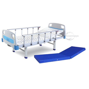 ABS Semi Fowler Medical Cot with Mattress and without Wheels