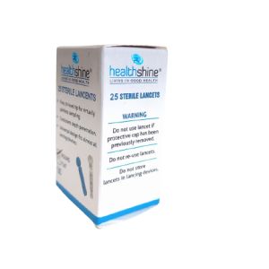 healthshine Sterile Lancets (Flat) (25 Lancets)