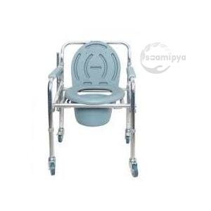LifeEzy commode chair with wheels
