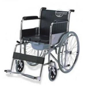 LifeEzy Commode Wheelchair (U Cut Seat)