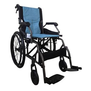 LifeEzy Aluminium Light Weight Foldable Wheelchair-Royce 20