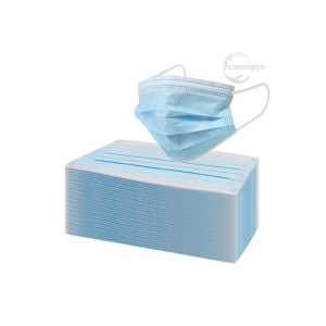 3 ply Face mask with nose pine and elastic ear loop (Pack of 100 pieces) Buy one Get One