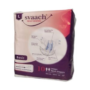 svaach Basic Adult Diaper Sticker Type Large 10s