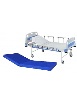 ABS Semi Fowler Medical Cot with Wheels and Mattress