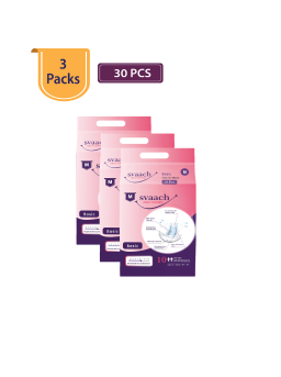svaach Basic Adult Diaper Sticker Type Medium (Pack of 3) 30 pcs