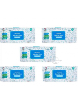 Canopus Premium Baby Wet Wipes 80s (Pack of 5) 400 wipes