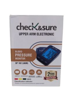 Check&Sure Upper Arm Electronic Blood Pressure Monitor BP 102