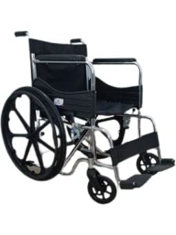 Fast Well Chrome coated Basic Wheelchair (Mag Wheel)