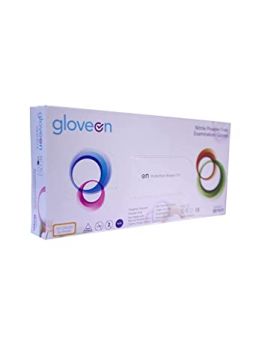 Gloveon NB30 BLUE Nitrile Powder Free Examination Gloves Medium 100 Pcs