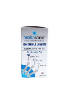 healthshine Sterile Lancets (Flat) (100 Lancets)