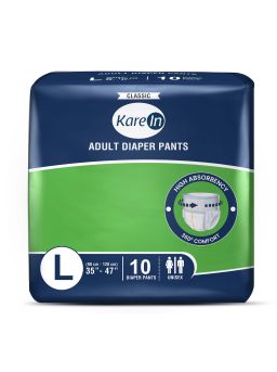 Kare In Classic Adult Diaper Pants Large 10s