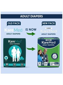 KareMed Classic Adult Diaper Sticker Type Medium