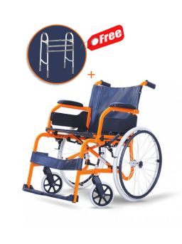 Karma Champion 200 Wheelchair (Orange) with Walker Free