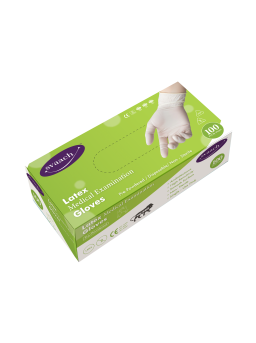 Svaach Latex Medical Examination Gloves Large (Pack of 100)