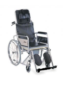 Medequip Reclining Commode Wheelchair (Seat Lift)
