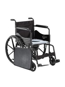 Simply Move Rejoy Powder Coated Commode Wheelchair (Mag Wheel)