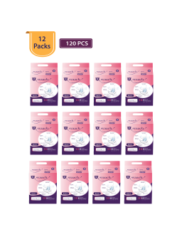 svaach Basic Adult Diaper Sticker Type Medium (Pack of 12) 120 pcs
