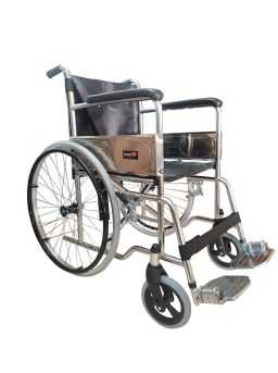 Simply Move Elite Basic Chrome Coated Wheelchair (Spoke Wheel)