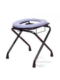 Med equip Commode Stool with Lock (Powder Coated)