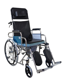 Reclining Commode wheelchair
